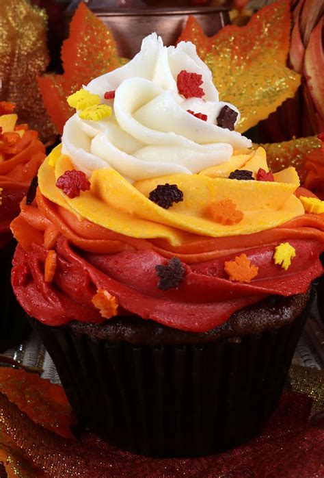 autumn cupcake decorations